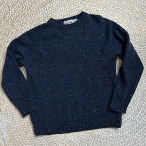 Vintage McGregor navy blue wool Sweater long sleeve crew neck Guam USA XL